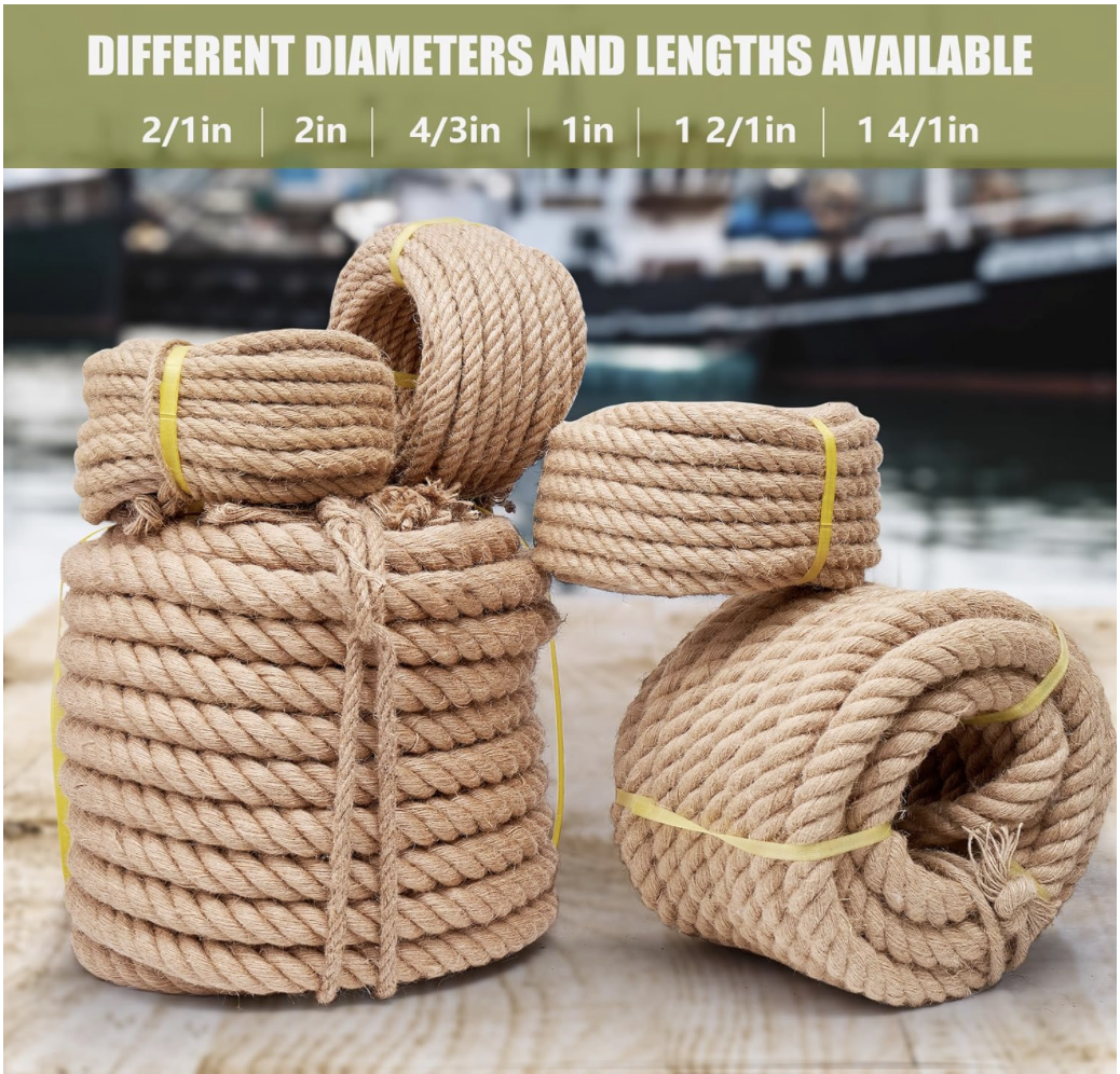 Twine Jute Natural - 20/24/26mm Natural Jute Ribbon Crafts Vintage