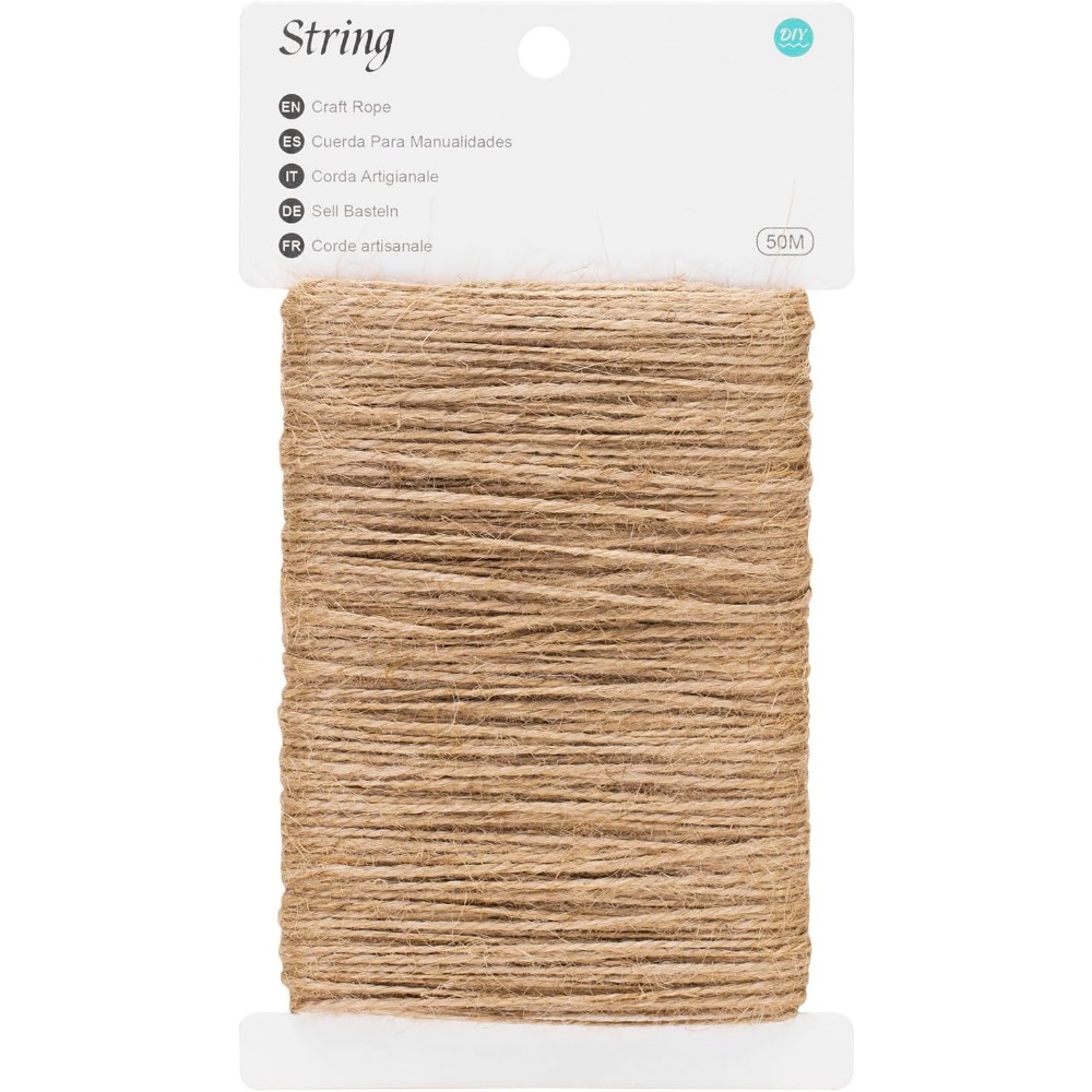 Twine Jute Natural - 2mm Natural Jute Twine String 164