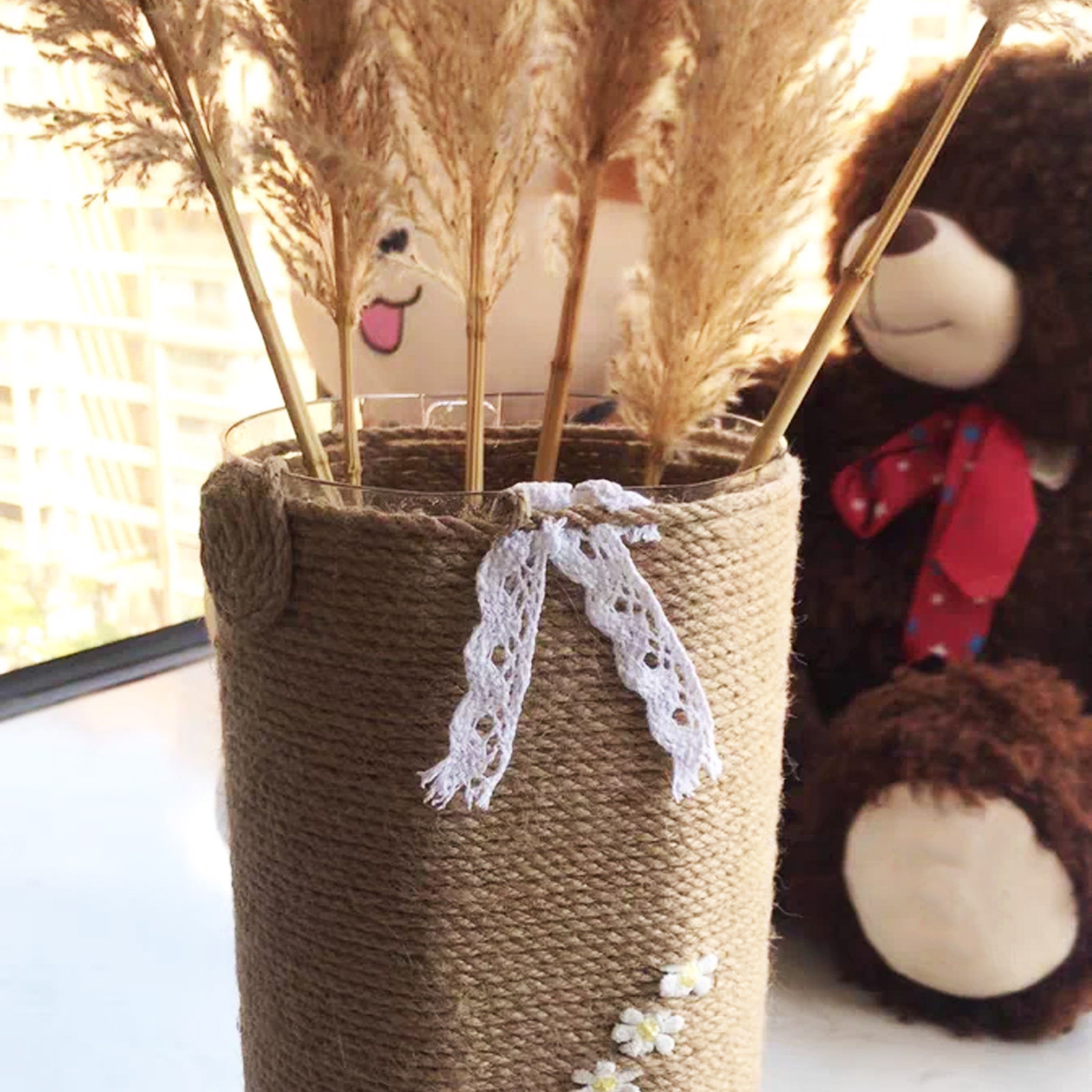 Twine Jute Natural - 1Set Elegant Natural Jute Rope Decorative