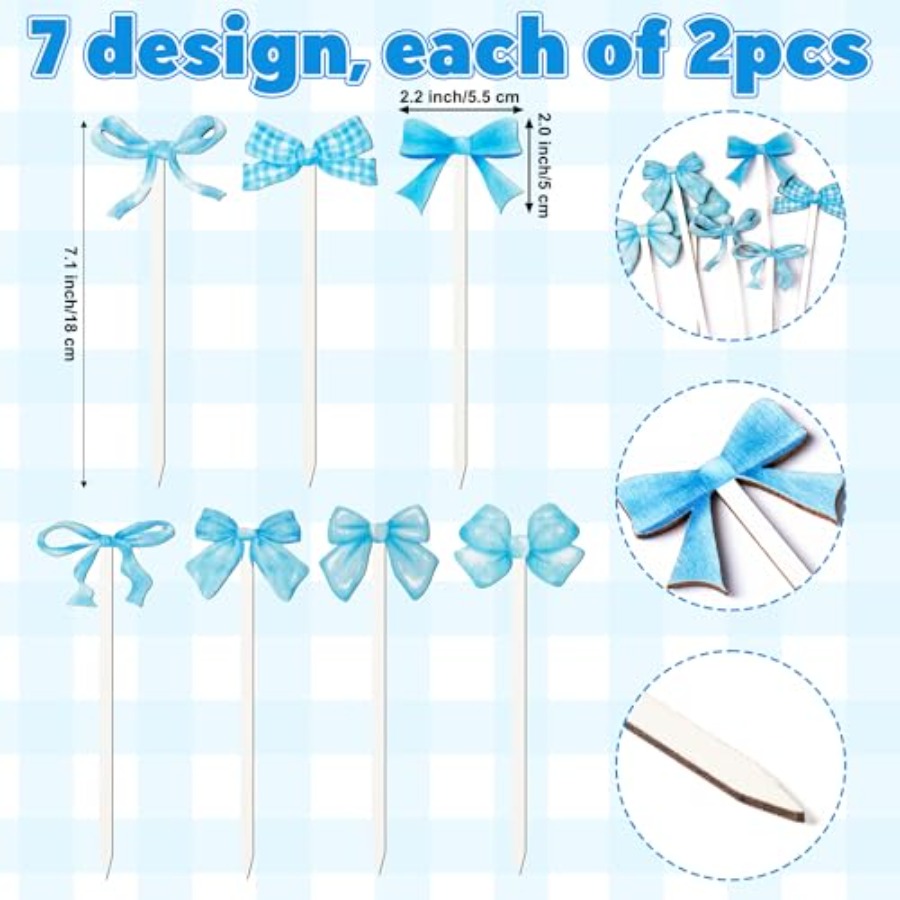 Wooden Pick - 14PCS Tie Double - огляд і ціна Floral Picks Wood