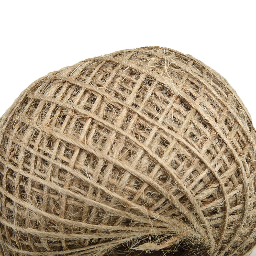 New 100m Long Linen Rope Jute  - огляд і ціна Twine Jute Natural
