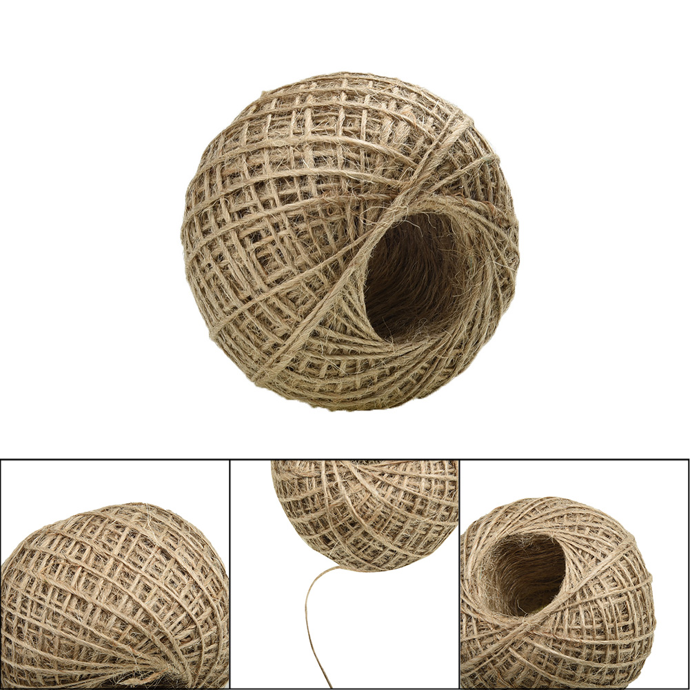 New 100m Long Linen Rope Jute  - огляд і ціна Twine Jute Natural