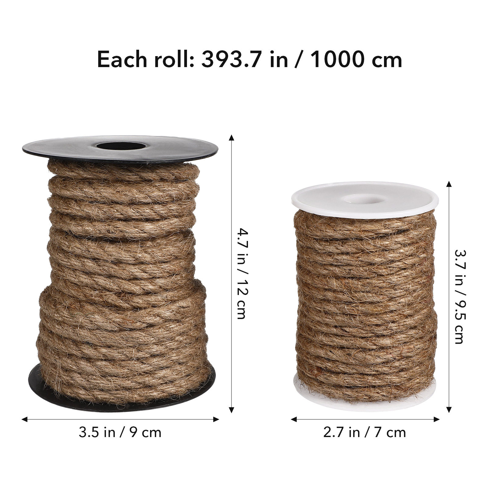 2 Rolls Jute Twine 8Mm Rustic  - огляд і ціна Twine Jute Natural