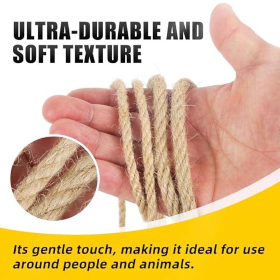 Natural Jute Twine 8MM x 50FT  - огляд і ціна Twine Jute Natural