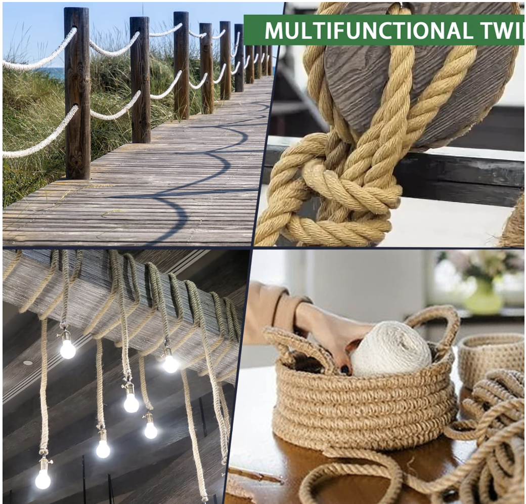 20/24/26mm Natural Jute Ribbon - огляд і ціна Twine Jute Natural