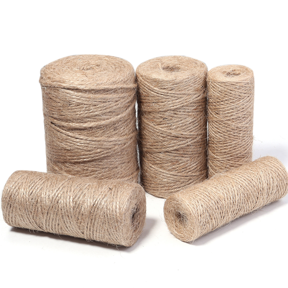 100Meters Natural Jute Cords S - огляд і ціна Twine Jute Natural