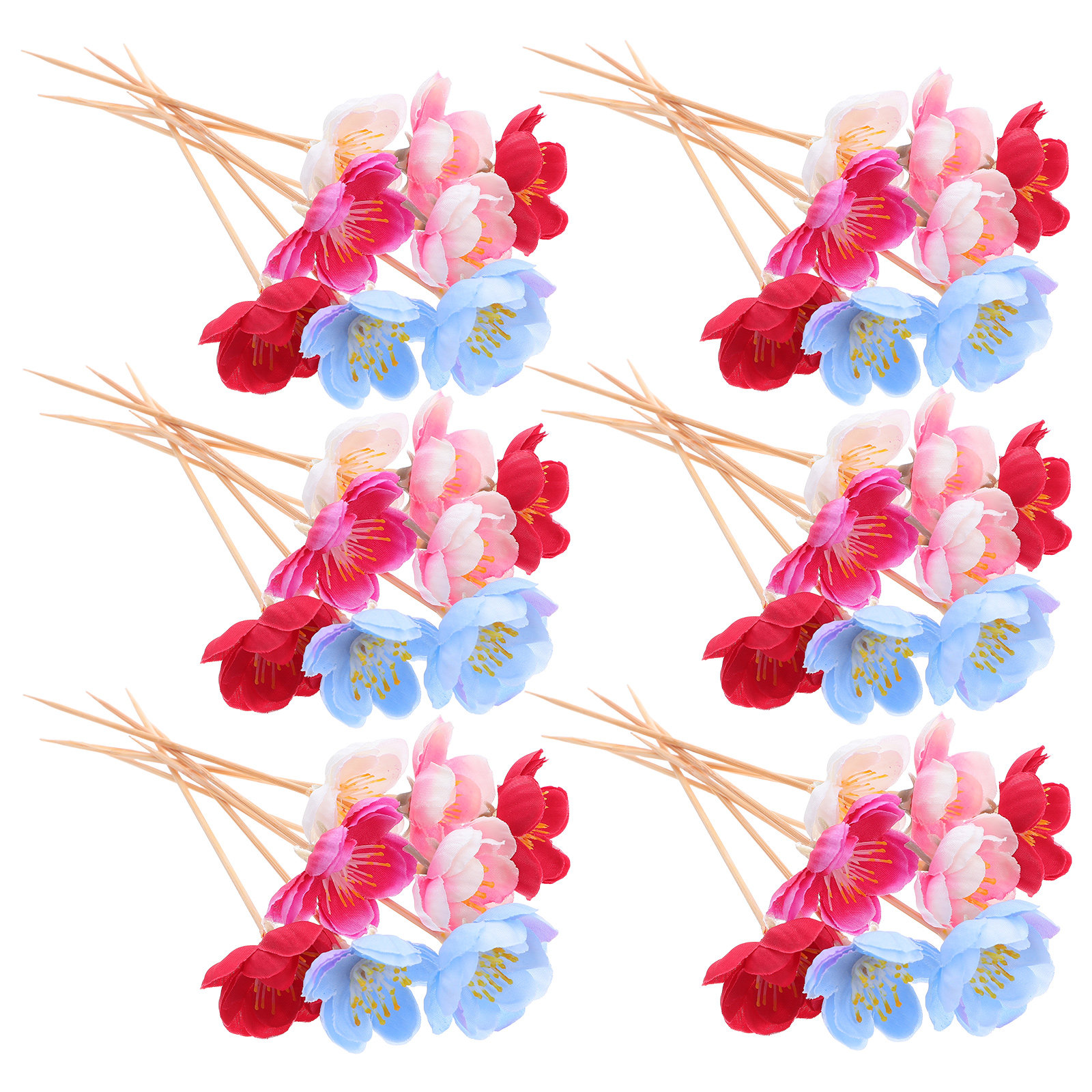 100Pcs Elegant Floral Fruit Pi - огляд і ціна Floral Picks Wood