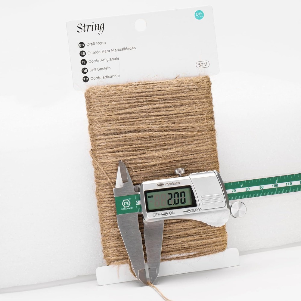 2mm Natural Jute Twine String  - огляд і ціна Twine Jute Natural