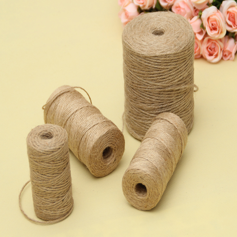 50/80/100Meters Natural Vintag - огляд і ціна Twine Jute Natural