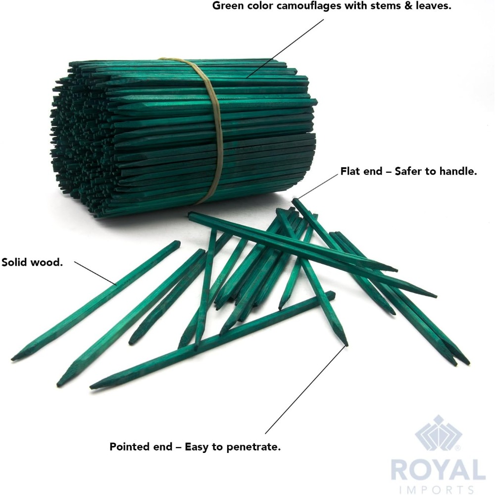 Green Wood Plant Stake, Floral - огляд і ціна Floral Picks Wood