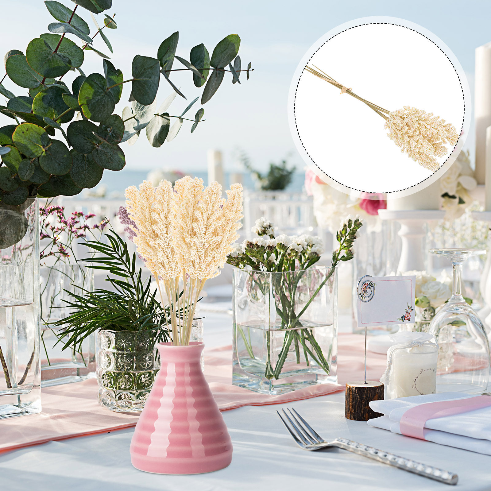 2 Bunches Artificial Wheat Ste - огляд і ціна Dried Flower Bunch