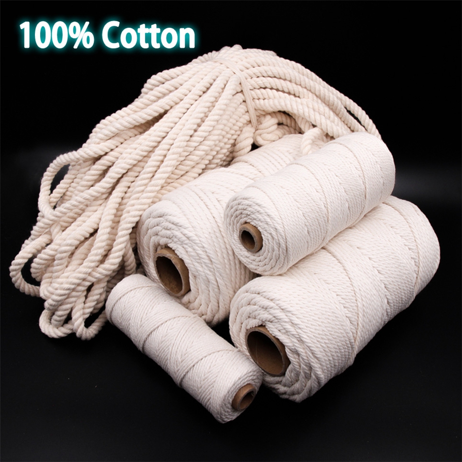 1mm-10mm 100% Cotton Macrame C - огляд і ціна Twine Jute Natural