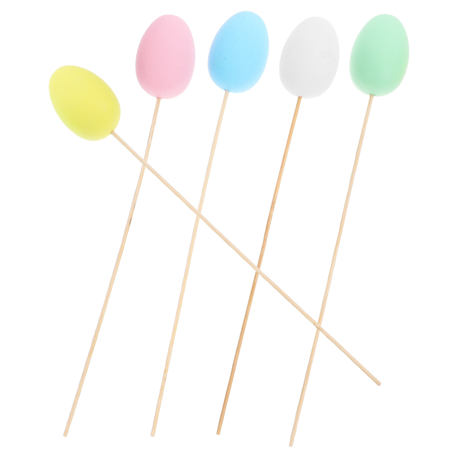 5pcs Easter Egg Decorations Gl - огляд і ціна Floral Picks Wood