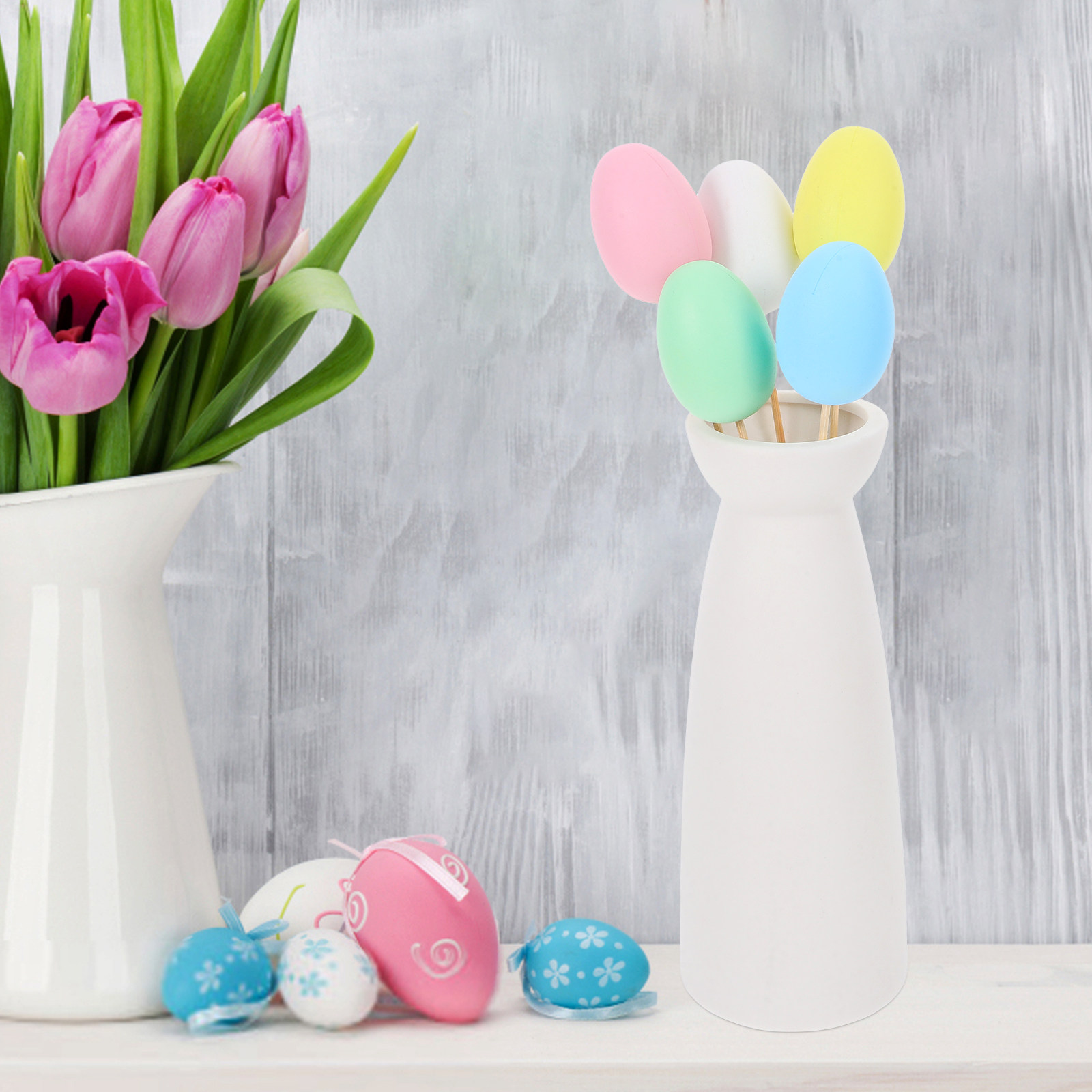 5pcs Easter Egg Decorations Gl - огляд і ціна Floral Picks Wood