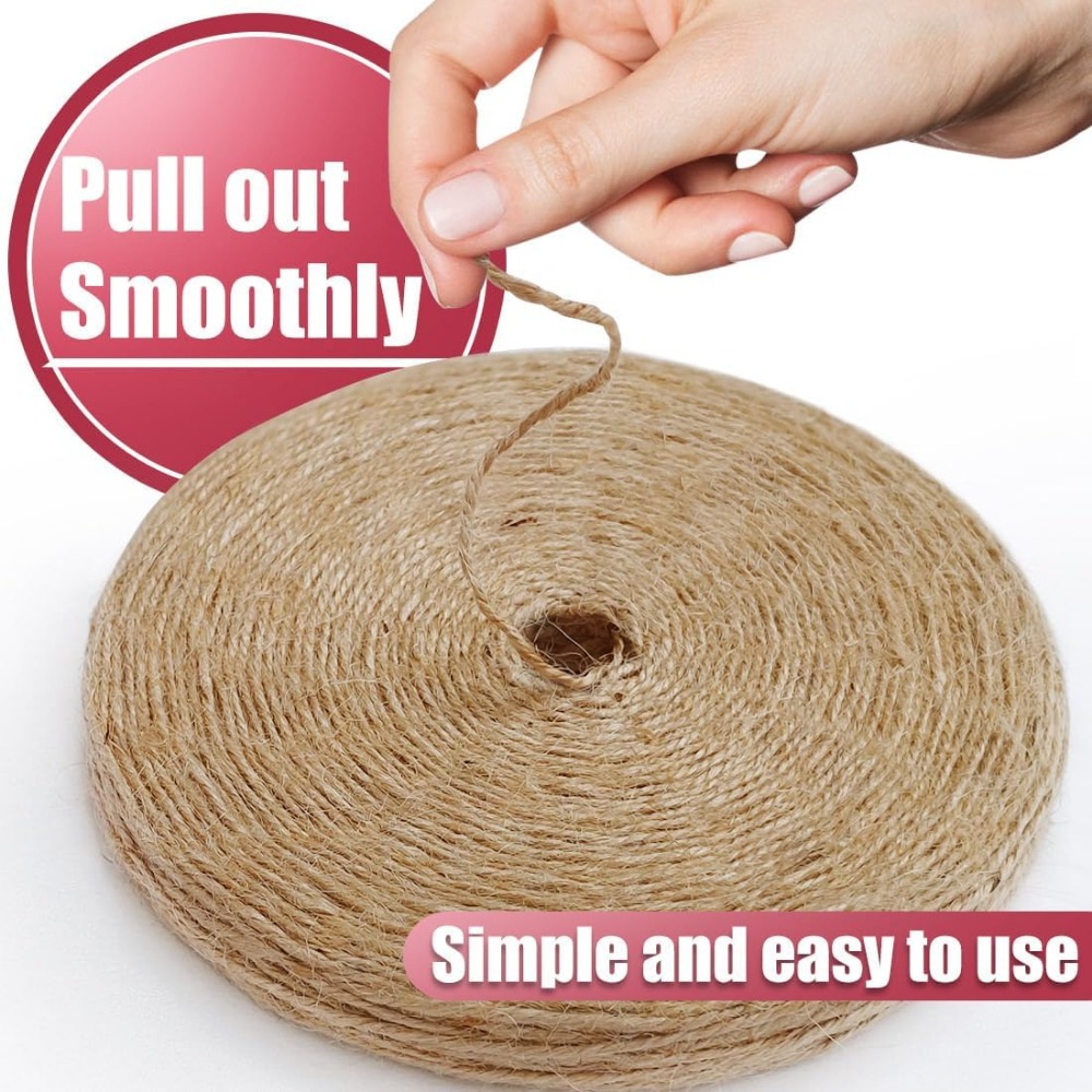 600 Feet Natural Jute Twine fo - огляд і ціна Twine Jute Natural